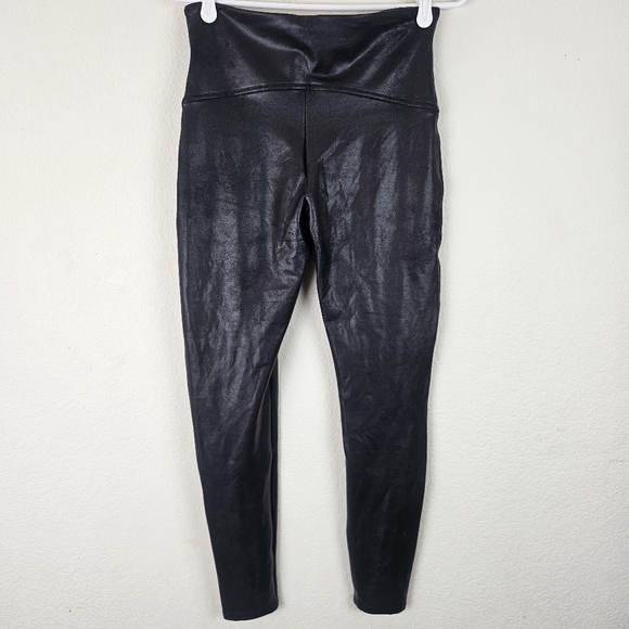 Spanx Crackle Faux Leather Leggings - Picture 4 of 13